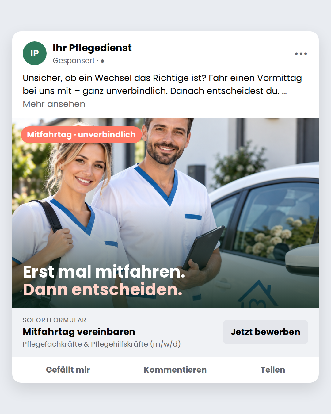 Mitfahrtag · erst kennenlernen